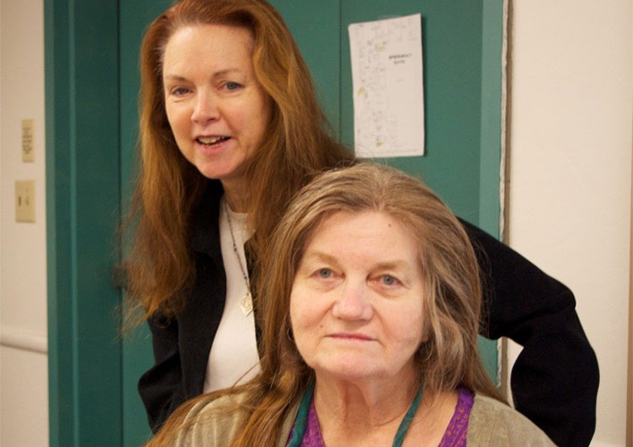 Photo of two ladies.
