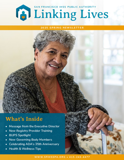 Thumbnail graphic of the Spring 2025 Newsletter newsletter front cover.